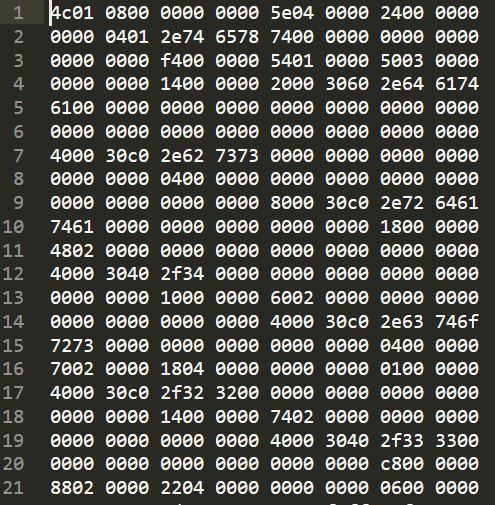 Machine Binary Code